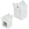 AROMALAMPA DOMČEK PORCELÁN 9x7x12CM BIELA