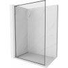 Mexen, Mexen Kioto-F L sprchová stena s rámom 70 x 202 cm, priehľadná 8 mm, pištoľový kov - 800-070-174-95-00