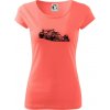 Formula v závode - Dámske tričko Pure - XL ( Korálová )