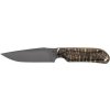 TB Outdoor Commandeur All Purpose Knife G10 Kydex Sheath Ziricote Wood Handle