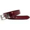Penny Belts Pánsky kožený opasok 235-020-19 bordó