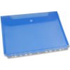 Spisovka závesná FolderMate Clear, A4, bočná chlopňa modrá