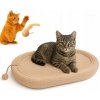 Búda pre mačku K&M béžová rohová 60 cm x 40 cm