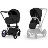CYBEX Kombinovaný kočík e-Priam 5.0 Sepia Black (Matt Black Frame) 2026 Platinum