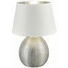 TRIO Reality R50631089 Luxor stolové svietidlo 1xE27 strieborná, biela