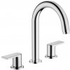 Hansgrohe Vernis Shape - Umývadlová batéria s výpustom, 3-otvorová inštalácia, chróm - 71563000