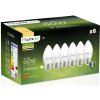 6x LED žiarovka E27 Candle B35 8W = 60W 806lm 3000K Warm 180° LUMILED