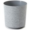 Lamela Kvetináč plast sivý 19,5 x 19,5 x 20,1 cm