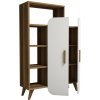 Knižnica Form White and Walnut