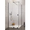 RADAWAY FURO BLACK KDJ RH 100cm ľavé dvere do kombinácie / sprchový kút rohový, profil čierny, sklo číre, 10104492-54-01LU10110510-01-01