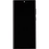 LCD displej + Dotyk + Predný kryt Samsung S908B Galaxy S22 Ultra Phantom Black (Service Pack)