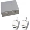 DATACOM Dvojzásuvka CAT5E STP 2xRJ45 na omietku protiprach. 2338