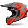 AIROH prilba TWIST 3 Dizzy matt fluo orange - 2XL