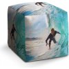 Sablio Taburet Surfista na vlne: 40x40x40 cm