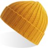 Atlantis Headwear Čepice Shore, pletená COT33708008599-mustard UNI Hořčicová