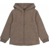 Mikk-Line¨Bavlnená fleecová detská mikina na zips s kapucňou Melange Denver