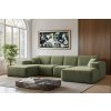 ROHOVÁ SEDAČKA LUCAS U 344 X 165 cm SALVADOR 8 OLIVOVO ZELENÁ