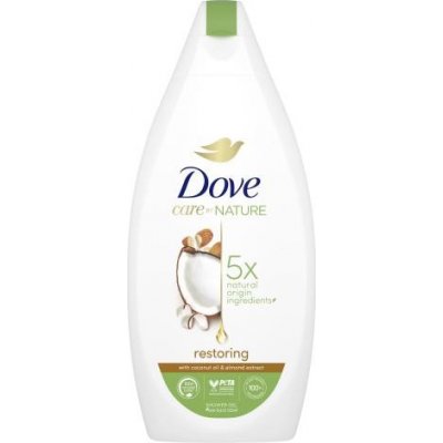 Dove Care By Nature Restoring Shower Gel vyživujúci, hydratačný a obnovujúci sprchovací gél 400 ml pre ženy