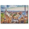 Vymalujsisam.sk Diamantovanie podľa čísiel - Park Güell, Barcelona Veľkosť: 40x60cm, Rám: Na plastovej doske, Diamanty: Okrúhle