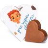 Chocolate Patrik Čokoládové srdce biele horké - Pre super chlapca