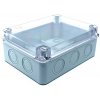 Tracon electric Montážna krabica IP67 s priehľadným vekom 250x200x90mm