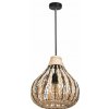 RABALUX 7604 Zahara závesné svietidlo E27 1X max. 40W ratan, čierna