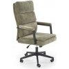 HALMAR Kancelárske kreslo ADRIANO olivovo zelené, látka