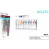 Akrylové farby Artix - sada 12x12ml