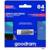 Goodram USB flash disk, USB 3.0, 64GB, ODA3, strieborný, ODA3-0640S0R11, USB A / USB C, s otočnou krytkou