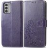 PROTEMIO 65669 ART FLOWERS Peňaženkový kryt Nokia G42 5G fialový