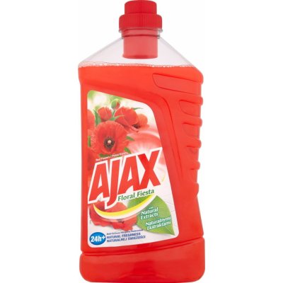 Ajax Floral Fiesta Red Flowers univerzálny čistiaci prostriedok 1 l