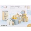 vigatoys Viga Toys - Viga PolarB sada nábytku do domčeka pre bábiky Kuchyňa Jedáleň