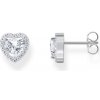 Thomas Sabo H2305-051-14 Silver Halo-Ear Studs in Heart Shape 9,0 mm
