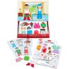 Bigjigs Toys magnetické tvary v boxe Móda