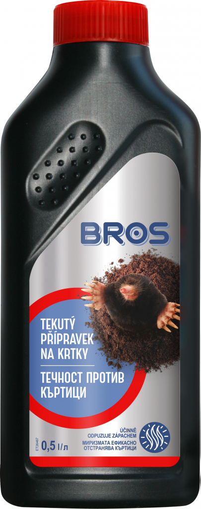 Bros tekutý prípravok odpudzovač na krtkov 500 ml