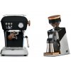 Ascaso Dream PID, Dark Black + Eureka Mignon Single Dose PRO, Chrome & Oak