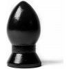 Mister B WAD Magical Orb Plug Black M, čierny análny kolík 14,8 x 7,8 cm