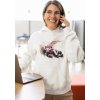 Mikina s potlačou Formula 1 Detský / Unisex Biela XXL