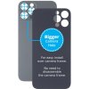Apple iPhone 13 Pro Max - Sklo Zadného Housingu so Zväčšeným Otvorom na Kameru (Graphite), Graphite