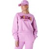 Dámska mikina cez hlavu New Era CROP INFILL CREW W ružová 60564928 - S