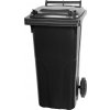 Nádoba MGB 120 lit., plast, čierna, HDPE, popolnica na odpad