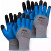 Ochranné rukavice polyesterové, potiahnuté penou na 3/4 povrchu, veľkosť 9 (2 páry), trieda 3131X – AMiO-04644