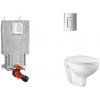 Grohe Uniset - Set predstenovej inštalácie, klozetu, dosky SoftClose a tlačidla Skate Cosmopolitan, chróm SANI15BB2101