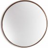 Casa Chic Fournier Nástenné zrkadlo s kovovým rámom okrúhle Ø 80 cm (EL-MIR-MET-80X80-ROS)