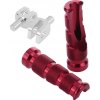 Bike It Replacement Honda Tapered Footpegs (Rider - Red) FRTHF02R