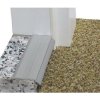 Dveřní práh Isostar, 1000 x 35 x 15 mm, stříbr. elox.