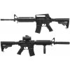Double Eagle Airsoftová zbraň M4 RIS M83A2, kompletný set s príslušenstvom