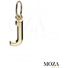 Moza gold Písmeno J MG3130