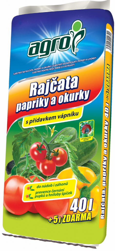 Agro CS Substrát na paradajky, papriky a uhorky 45 l