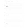 Filofax Plánovanie projektov náplň A5 zápisníkov Notebook